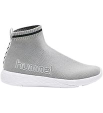 Hummel Slip-on - HMLTerrafly Sock Runner Jr - Silver