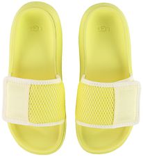 UGG Sandales de Plage - LA Light Diapositive - Jaune/Blanc