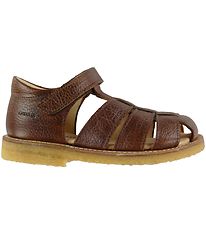 Angulus Sandales - Cognac av. Velcro