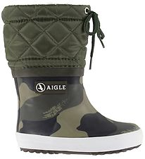 Aigle Lämpösaappaat - Giboulee - Camou Kaki