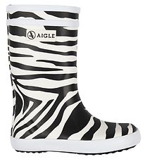 Aigle Rubber Boots - Lolly Pop Kid - Zebra