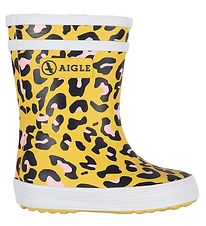 Aigle Rubber Boots - Baby Flac - Leopard