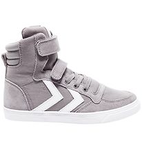Hummel Stígvél - HMLSlimmer Stadil High Jr - Frozen Grey