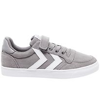 Hummel Skór - HMLSlimmer Stadil Low Jr - Frozen Grey