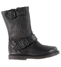 Petit Stadt Sofie Schnoor Winterstiefel - Schwarz m. Nieten