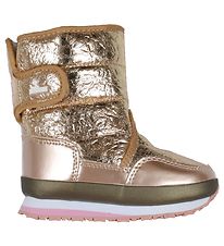 Rubber Duck Winter Boots - RD Cracked Metallic - Rose Gold