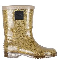 Petit by Sofie Schnoor Rubber Boots w. Lining - Beige w. Glitter