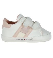 Tommy Hilfiger Chaussons - Velcro - White/Blue