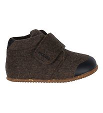 Woden Inniskór - Kim - Felt - Brown Melange
