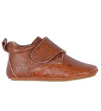 Wheat Slippers - Dakota Print - Amber Brown Flowers