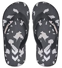Hummel Flip Flops - Flip Flop Jr- Black/White