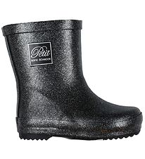 Petit by Sofie Schnoor Rubber Boots - Black w. Glitter