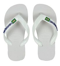 Havaianas Flip Flops - Brasil - White