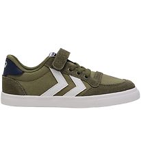 Hummel Skor - Slimmer Stadil Low Jr - Capulet Olive