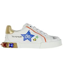 Dolce & Gabbana Schuhe - Capri - Weiß/Gold