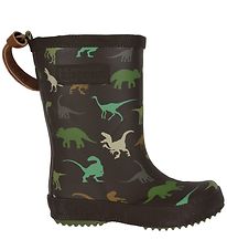 Bisgaard Regenlaarzen - Basic Rubber - Brown Dino