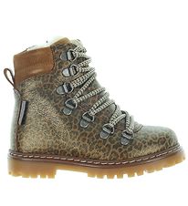 Angulus Winter Boots Boots - Tex - Brown Leo/Cognac