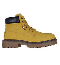 Tommy Hilfiger Boots - Lace-Up Bootie - Ocher/Blue