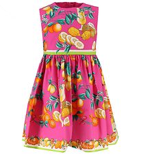 Dolce & Gabbana Dress - Pink w. Citrus fruits