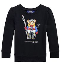 Polo Ralph Lauren Sweatshirt - Zwart m. Knuffel