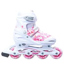 Roces Patins  Roulettes - Compy 9.0 Fille - Blanc/Rose/Violet