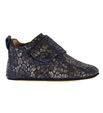 Above Copenhagen Soft Sole Leather Shoes - Navy Leopard