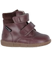 Bundgaard Winter Boots - Rabbit Velcro - Tex - Dark Rose