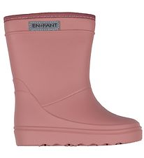 En Fant Rubber Boots - Solid - Old Rose