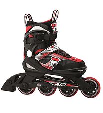 Fila Rolschaatsen - J-One - Zwart/Rood