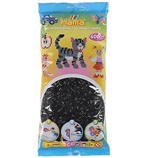 Hama Midi Beads - 6000 pcs - Black