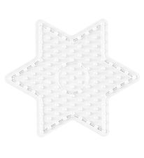 Hama Midi Panneau Perfor pour Perles - Petit toile - Transpare