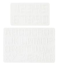 Hama Midi - Bgelperlensteckplatten - 2er-Pack - Alphabet & Zahl