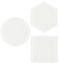 Hama Midi Kralen Mal - 3-pack - Cirkel, Vierkant & Zeshoek