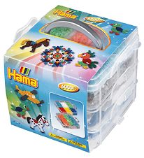 Hama Midi Bead Box - 13x15x15 - 6000 pcs + 3 Pegboard