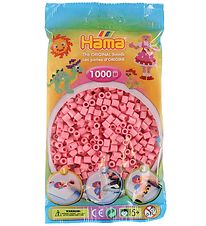 Hama Midi Beads - 1000 pcs - Pink