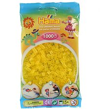 Hama Midi Beads - 1000 pcs - Transparent Yellow
