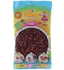 Hama Midi Beads - 1000 pcs - Burgundy