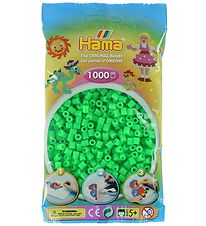 Hama Midi Beads - 1000 pcs - Fluorescent Green