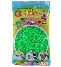 Hama Midi Beads - 1000 pcs - Neon Green