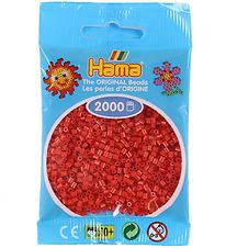 Hama Mini Perlur - 2000 Stk. - 05 Rautt