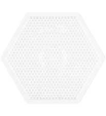 Hama Midi Pegboard - Large Hexagon - Transparent