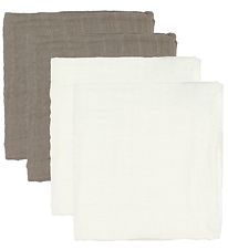 Pippi Carrs de mousseline - 65x65 - 4 Pack - Marron/Crme