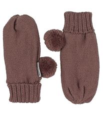 Hust and Claire Mittens - Knitted - Wool/Polyester - Dusty Purpl