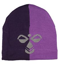 Hummel Bonnet - HMLStark - Laine/Polyester - Violet Fonc/Violet