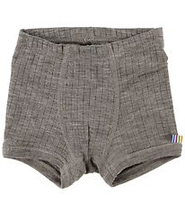 Joha Boxershorts - Wolle - Braunmeliert