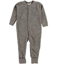 Joha Night Suit - Wool - Brown Melange