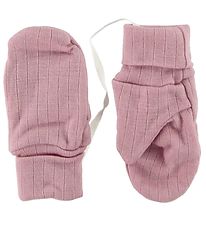 Joha Mittens - Wool - Rose