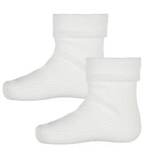 Minymo Chaussettes - 2 Pack - Blanc