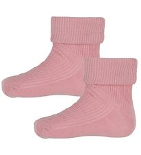 Minymo Chaussettes - 2 Pack - Rose