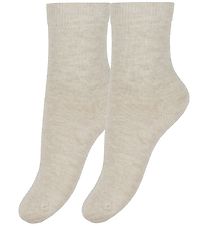 Minymo Socken - 2er-Pack - Sand